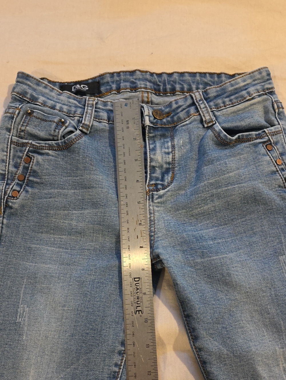 D&G Women's Medium Blue Skinny Jeans - Picture 10 of 10